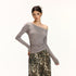 Vone_SheeE_American_Retro_Asymmetrical_Shoulder_Solid_Slim_Fit_Women&