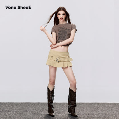 Vone_SheeE_American_Retro_Ruched_Print_Pocket_Women&