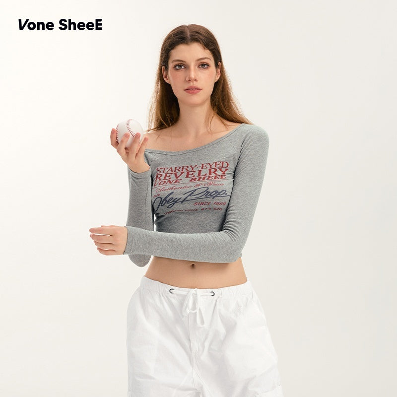 Vone_SheeE_Asymmetric_Retro_Graphic_Short_Sleeve_Women&