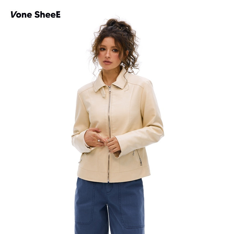 Vone_SheeE_Baggy_Fleece_Lined_Lapel_Zip_Up_Long_Sleeve_Women&