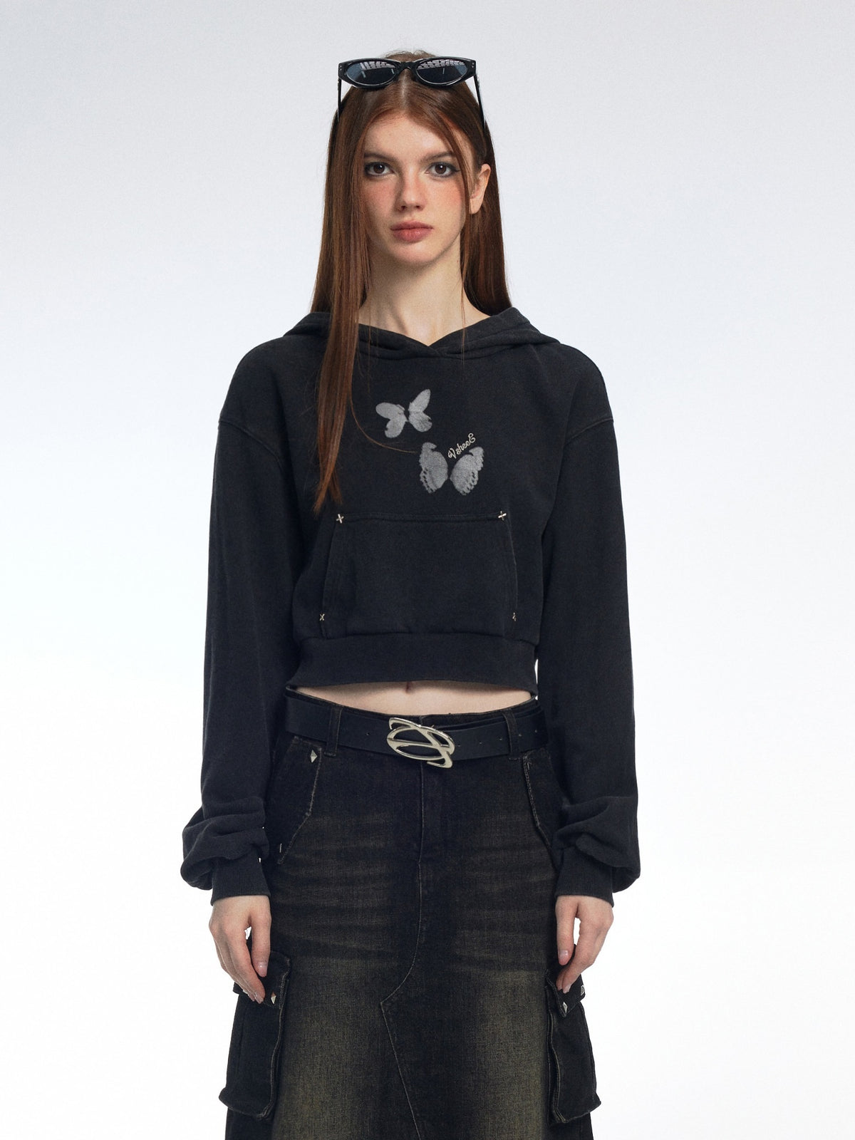 Vone_SheeE_Butterfly_Print_Cropped_Drawstring_Streetwear_Women&