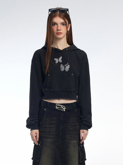 Vone_SheeE_Butterfly_Print_Cropped_Drawstring_Streetwear_Women&