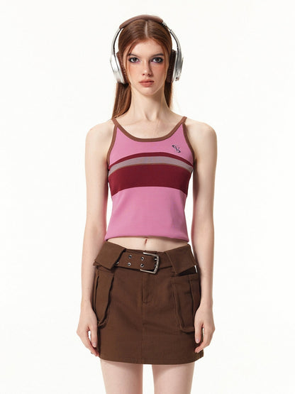 Vone_SheeE_Color_Block_Embroidered_Slim_Fit_Thin_Women&