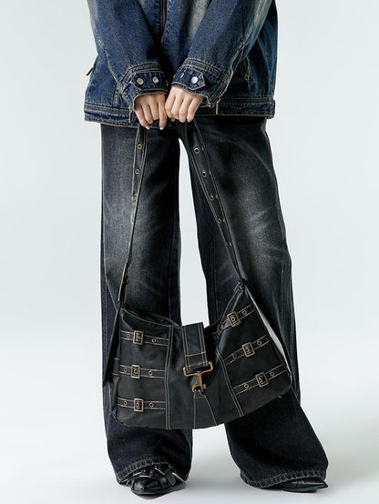 Vone SheeE Color Block Wide Strap Modern Women&
