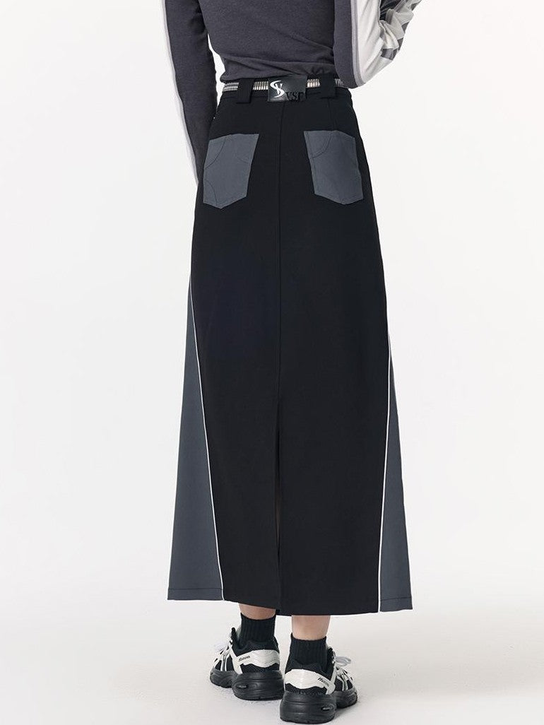 Vone SheeE Colorblock Patchwork Sporty Straight Women&