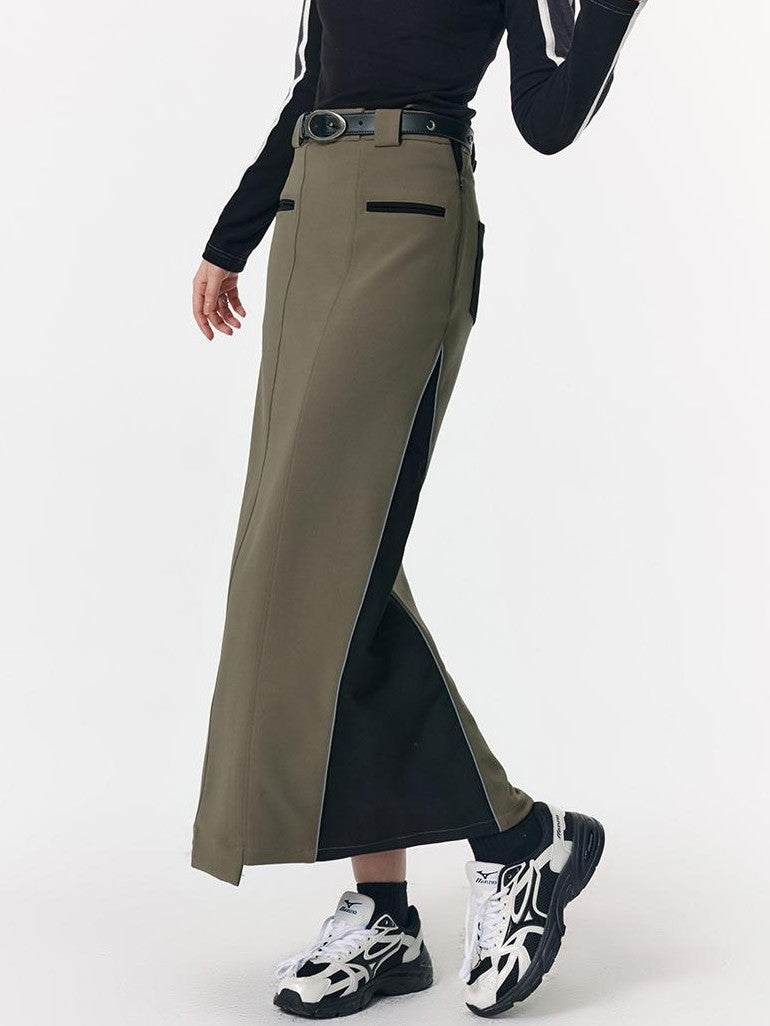 Vone SheeE Colorblock Patchwork Sporty Straight Women&
