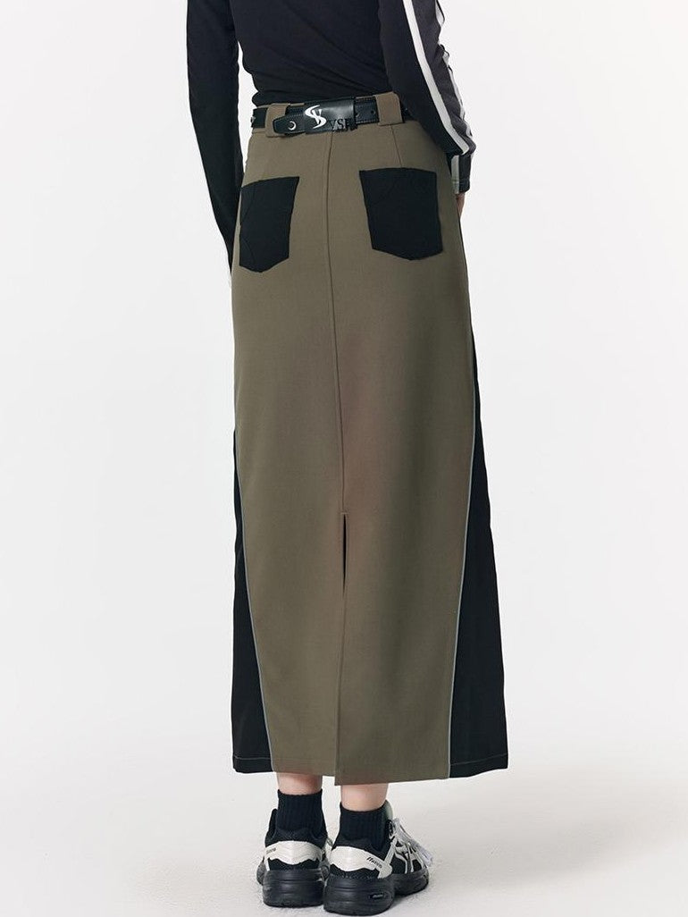Vone SheeE Colorblock Patchwork Sporty Straight Women&