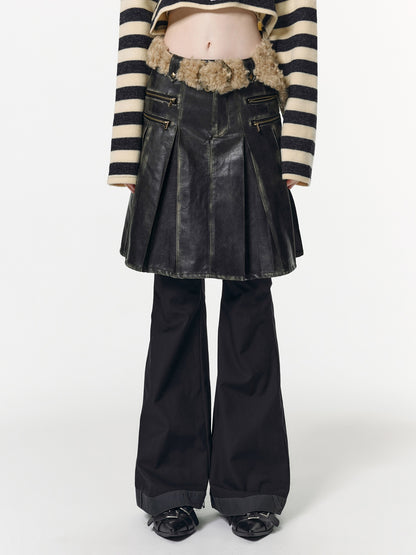 Vone_SheeE_Detachable_Fur_Collar_Distressed_Faux_Leather_Padded_Women&