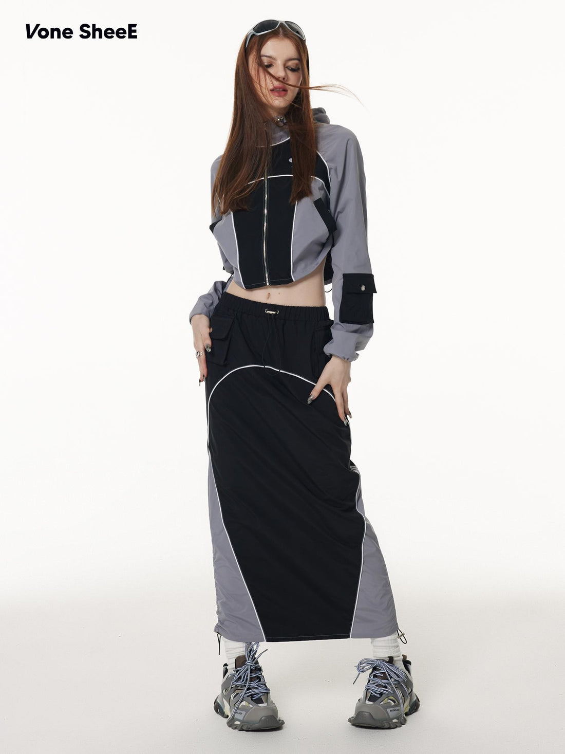 Vone SheeE Drawstring Utility Pocket Women&