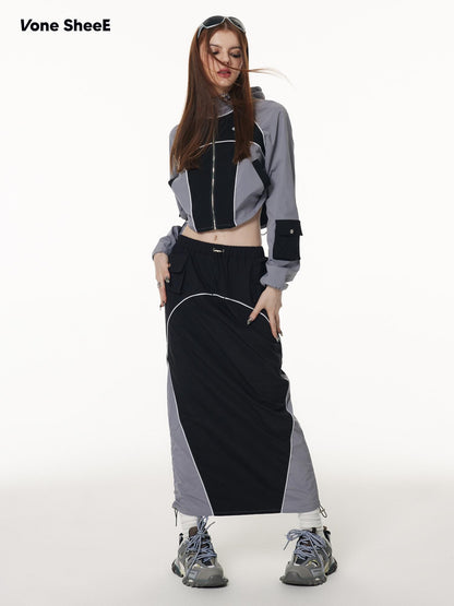 Vone SheeE Drawstring Utility Pocket Women&