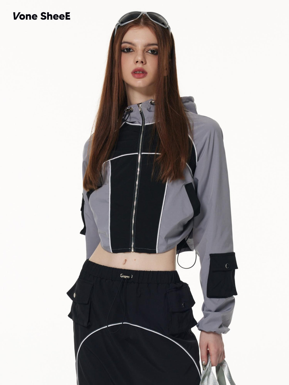 Vone SheeE Drawstring Utility Pocket Women&