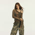 Vone_SheeE_Loose_Knit_Long_Sleeve_V-neck_Solid_Women&
