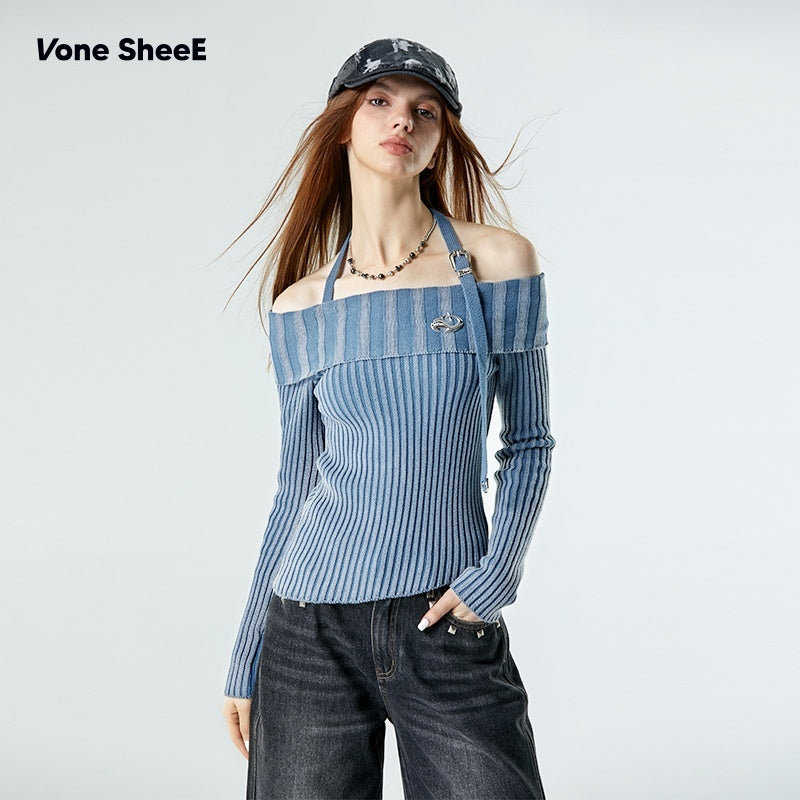 Vone_SheeE_Slim_Fit_Waist_Cinched_Long_Sleeve_Solid_Cotton_Women&