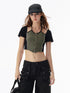 Vone_SheeE_Solid_Color_Slim_Fit_Short_Sleeve_Women&