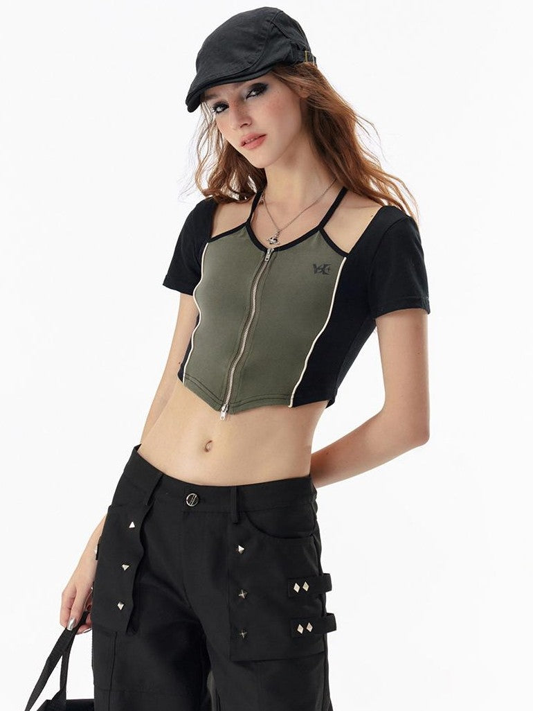 Vone SheeE Solid Color Slim Fit Short Sleeve Women&