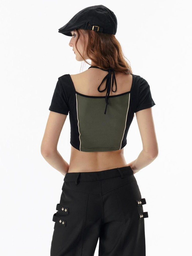 Vone SheeE Solid Color Slim Fit Short Sleeve Women&
