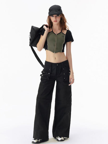 Vone SheeE Solid Color Slim Fit Short Sleeve Women&