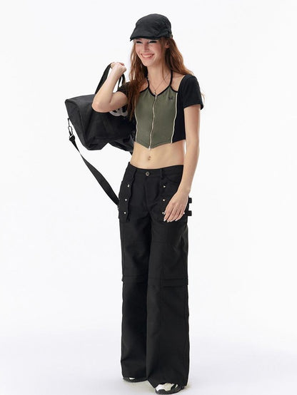 Vone SheeE Solid Color Slim Fit Short Sleeve Women&
