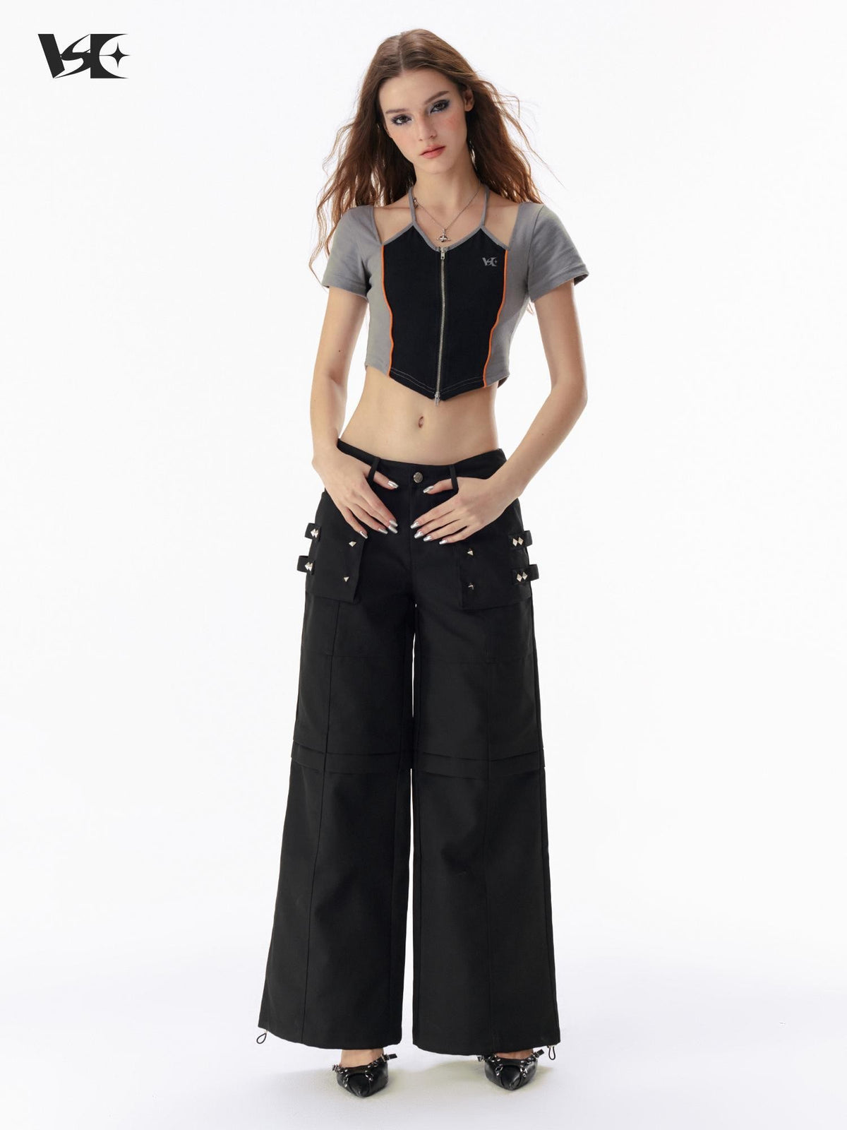 Vone SheeE Solid Color Slim Fit Short Sleeve Women&
