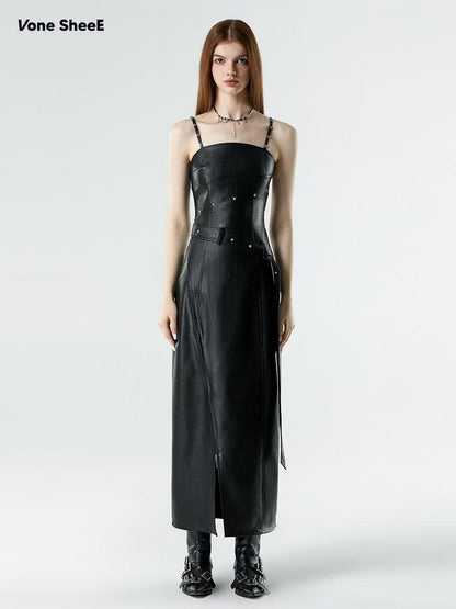 Vone SheeE Solid Color Y2k Spicy Girl Slim Fit Sleeveless Women&