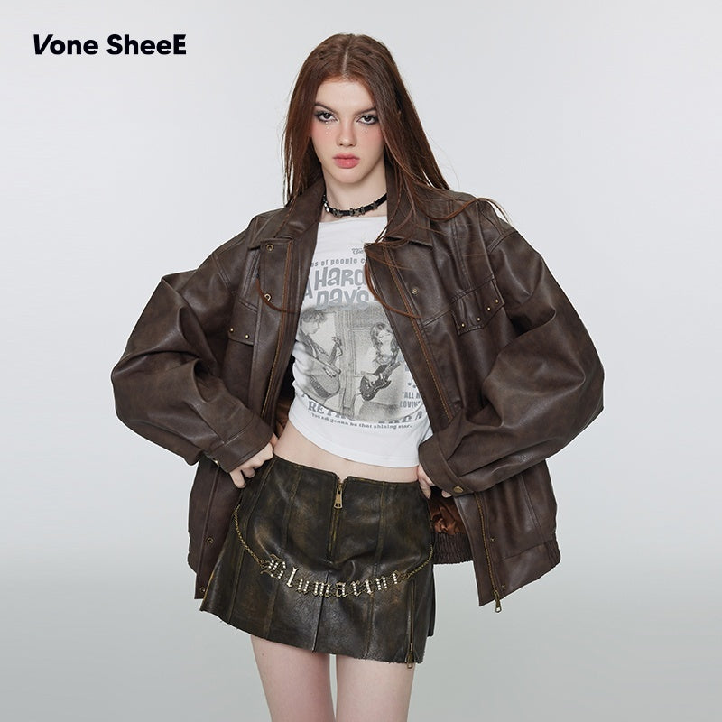 Vone_SheeE_Studded_Cropped_American_Retro_Women&