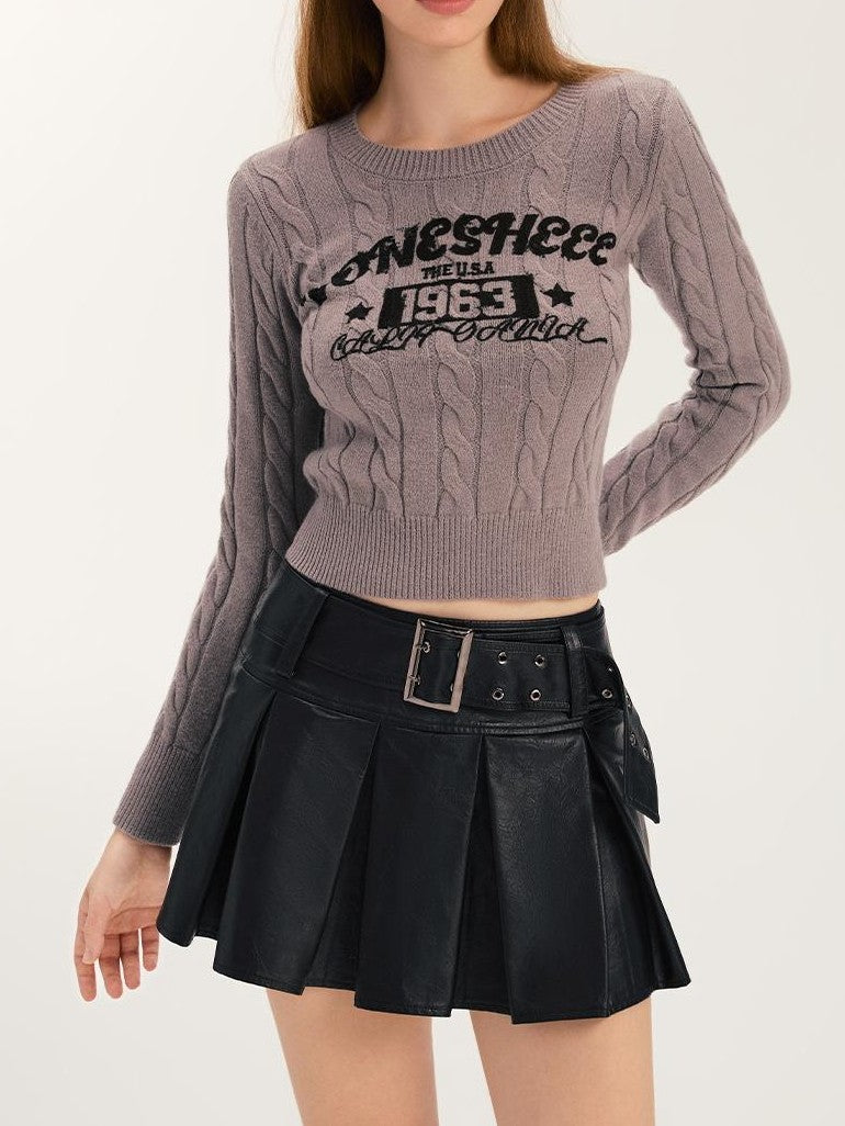 Vone SheeE Vintage Distressed Pleated A Line Women&
