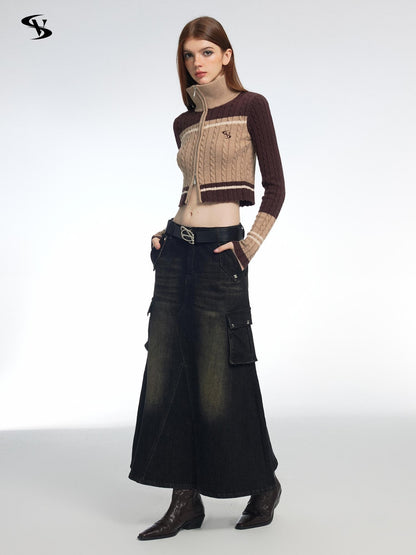 Vone SheeE Vintage Studded A Line Mid Length Women&