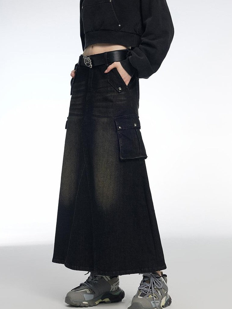 Vone SheeE Vintage Studded A Line Mid Length Women&