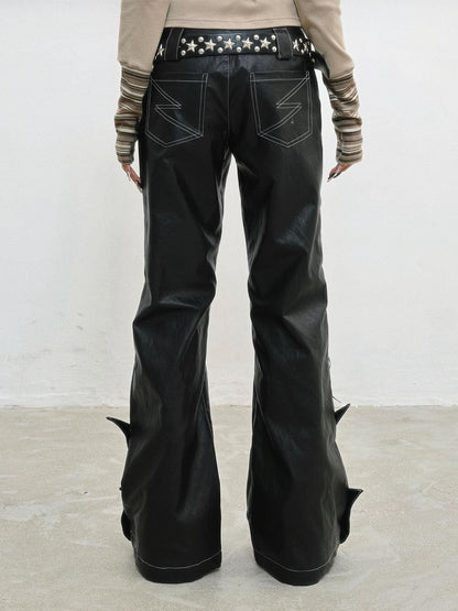 WSW WUSHENWU Black Strappy Double Waistband Structured High Street Women&