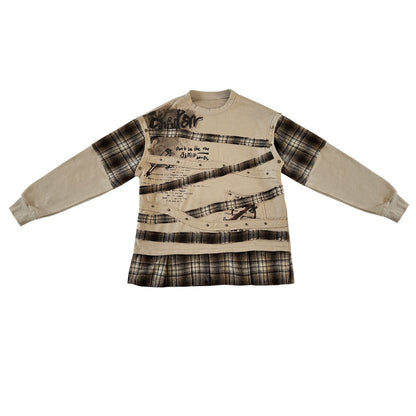 WSW_WUSHENWU_Camel_Wasteland_Print_Detachable_Sleeves_Crewneck_Women&