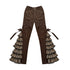 WSW_WUSHENWU_Coffee_Plaid_Tie_Waist_Ruffle_Slimming_Women&