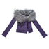 WSW_WUSHENWU_Fuzzy_Print_One_Shoulder_Slim_Women&