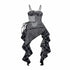 WSW_WUSHENWU_Gray_White_Polka_Dot_Check_Patchwork_Irregular_Halter_Women&