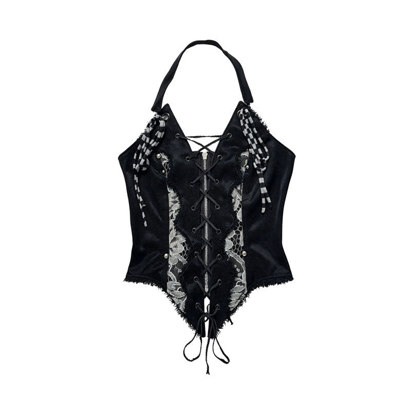 WSW_WUSHENWU_Lace_Up_Embroidered_Open_Back_Faux_Leather_Women&