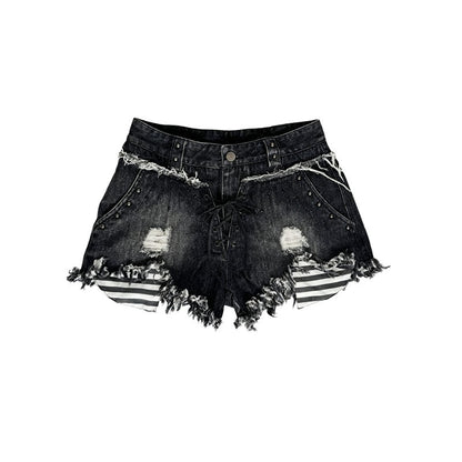 WSW_WUSHENWU_Punk_Distressed_Lace_Up_Frayed_Rhinestone_Women&