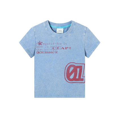 Achihara Bye Anxiety Slim Fit Tee