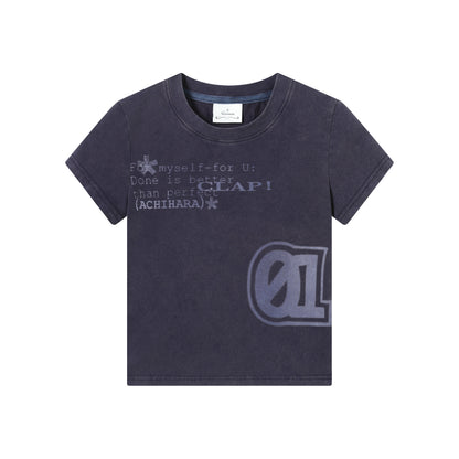 Achihara Bye Anxiety Slim Fit Tee