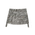 Cest Nous Dirty Wash Utility Pleated Skirt