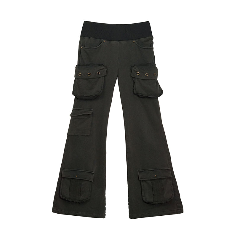 Update c Military Knit Cargo Pants With Wide Waistband
