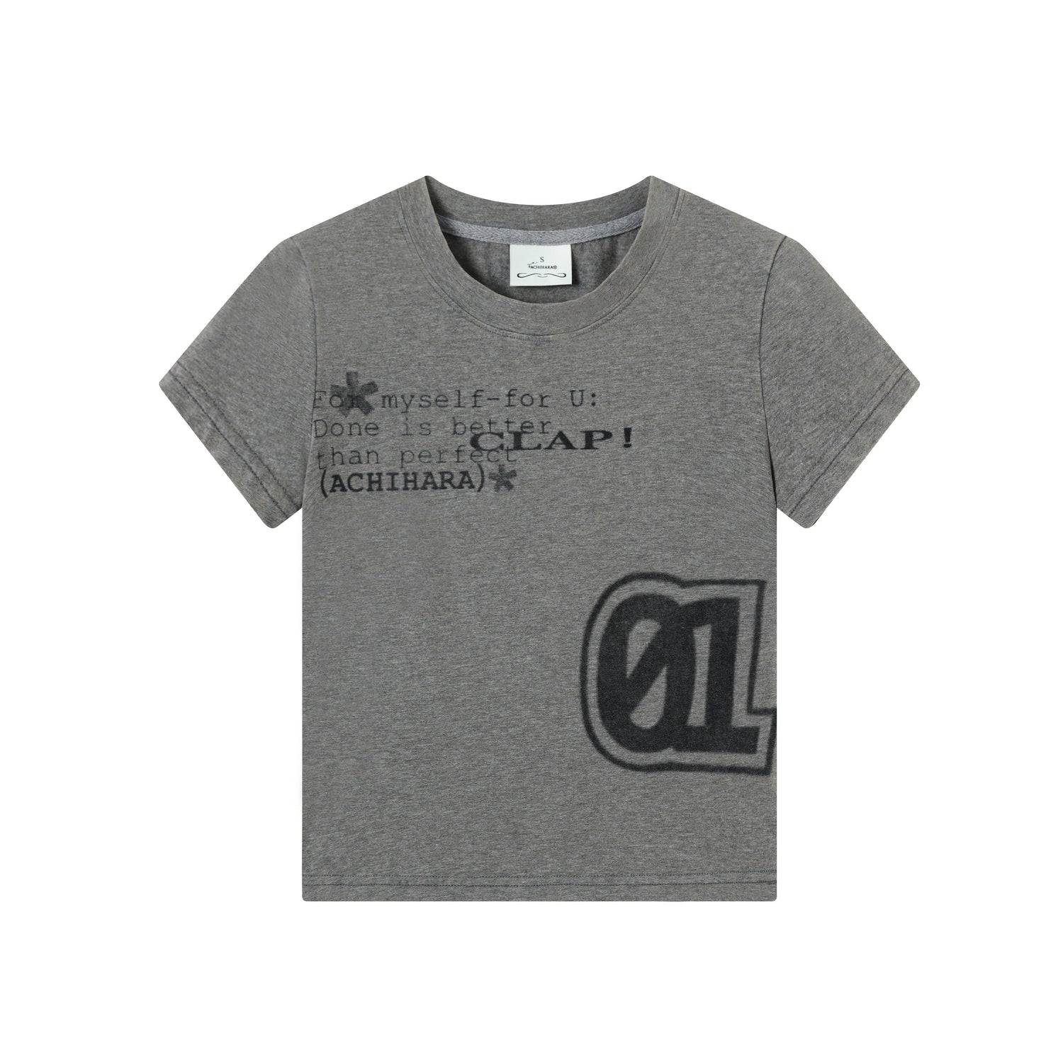 Achihara Bye Anxiety Slim Fit Tee