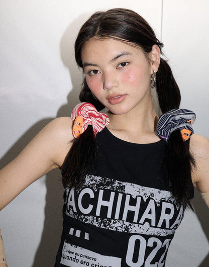 Achihara Watermelon Breeze Hair Tie Embroidery