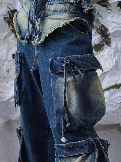 West Coast Summer Vintage Washed Denim Jeans Wilderness Walk