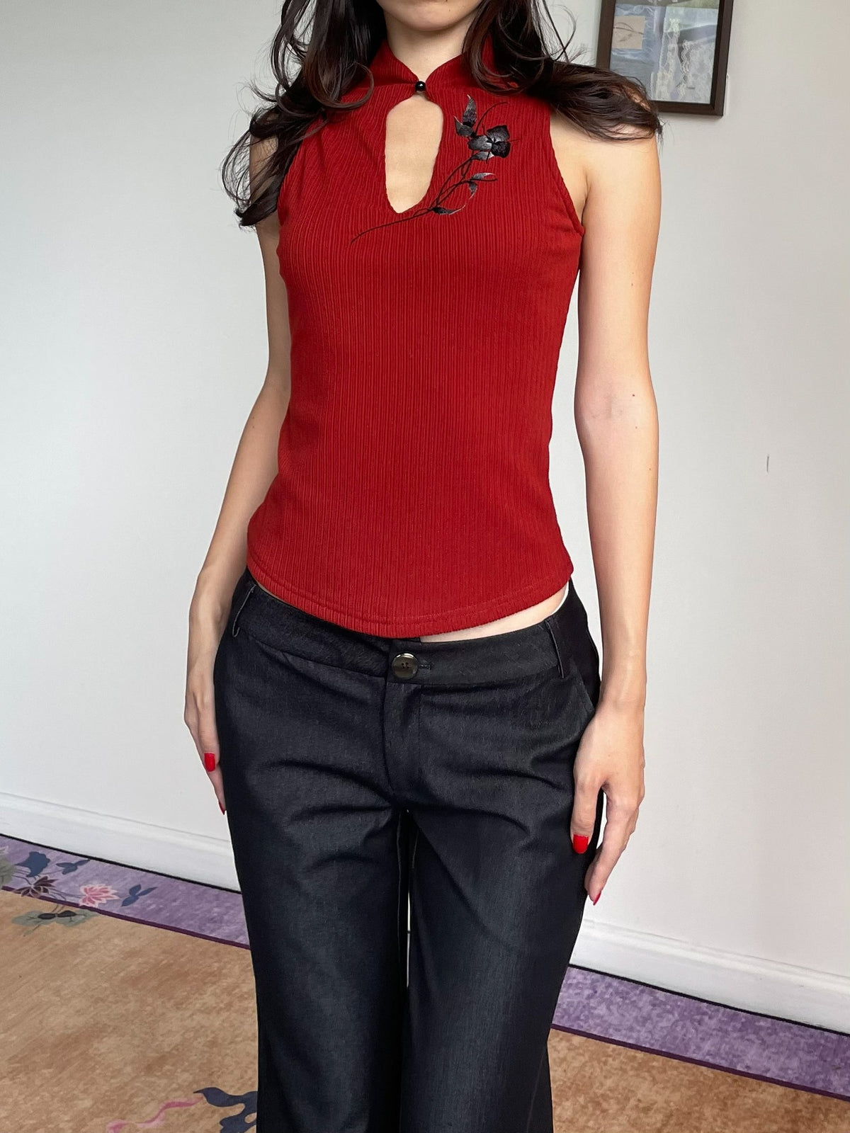 Wet Tail Floral Knit Women&