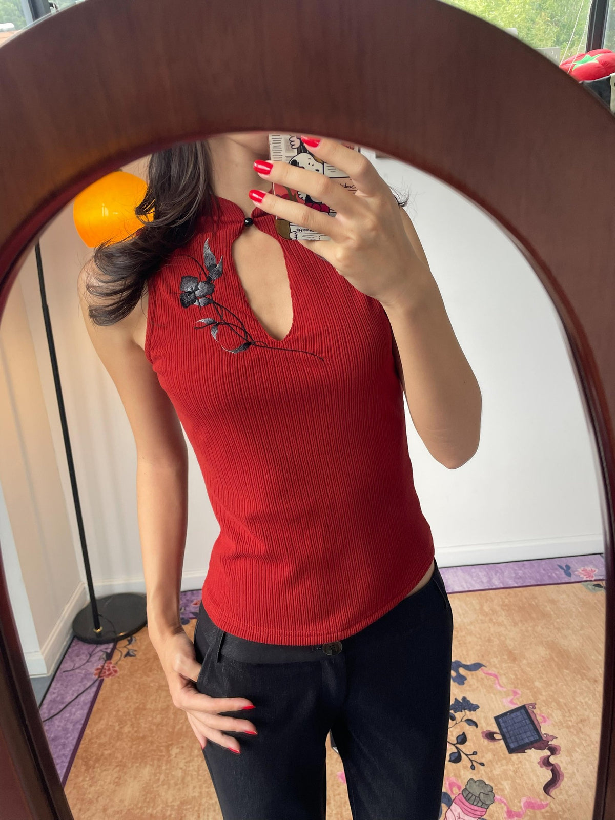 Wet Tail Floral Knit Women&