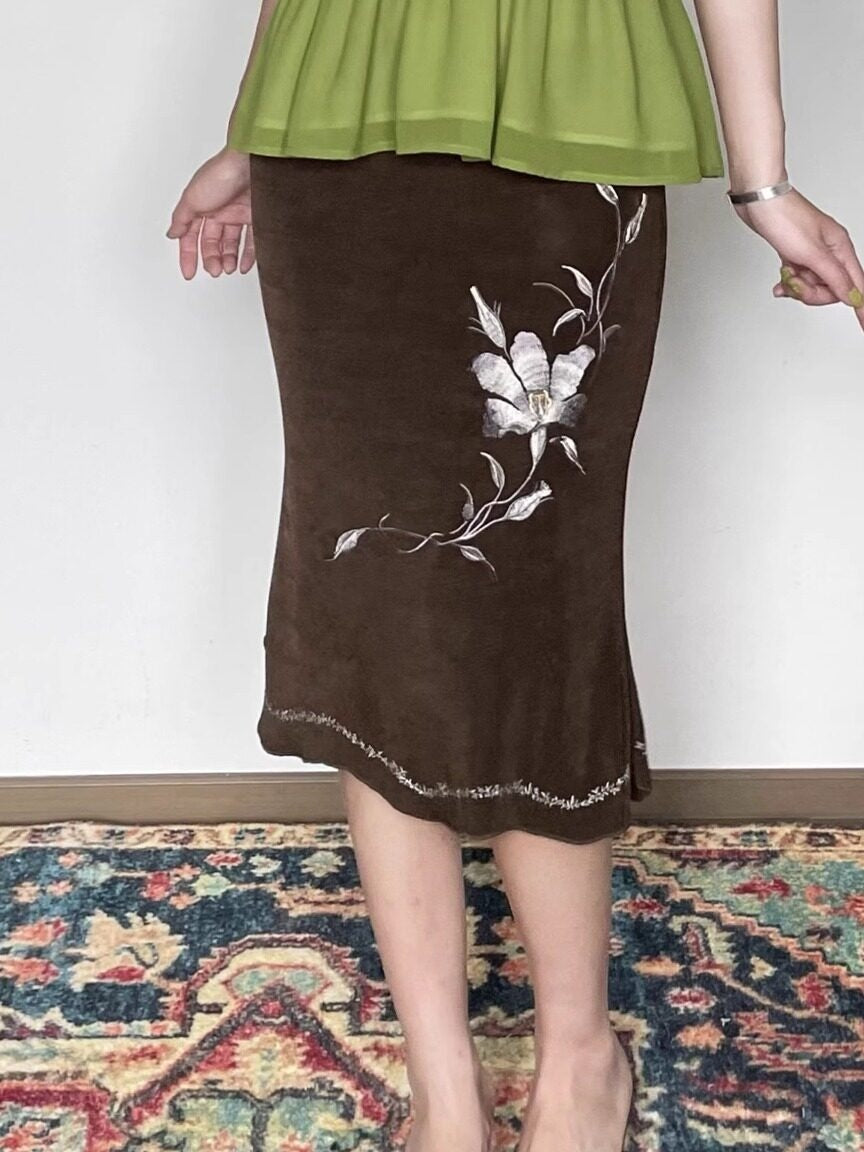 Wet_Tail_High_Waist_Embroidered_Slim_Work_Pencil_Womens_Polyester_Bodycon_Skirts_MISSTT