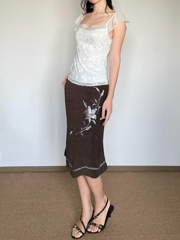 Lily Of The Valley Floral Print Women's Short Sleeve T-shirts