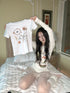 Updateang project Vintage Starfish Print Cotton Tee Women S Retro Casual Top