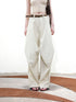 UpdateNN NORTH NODE Deconstructed Tapered PU Pants With Draping