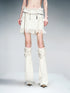 NN NORTH NODE Tweed Blazer And Skirt Set With Frayed Detailing