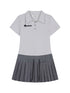Achihara Nerd Skirt Pleated Polo Dress